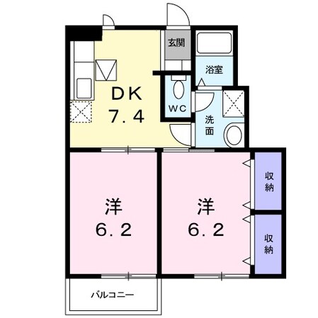 サニーフラワーヒルズの物件間取画像